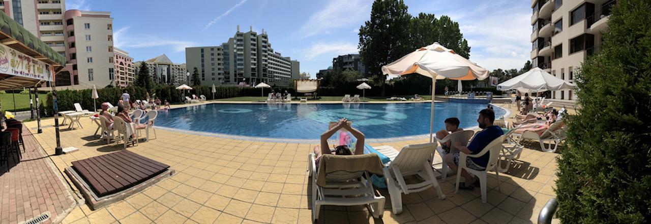 Aparthotel Poseidon ซันนีบีช ภายนอก รูปภาพ